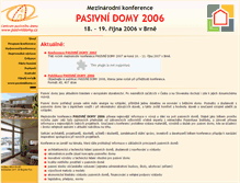 Tablet Screenshot of 2006.pasivnidomy.cz