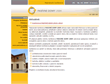Tablet Screenshot of 2009.pasivnidomy.cz